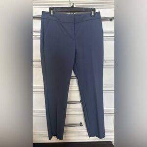 Express Columnist Dress Pants Size 4 Navy Blue Work Career Stretch